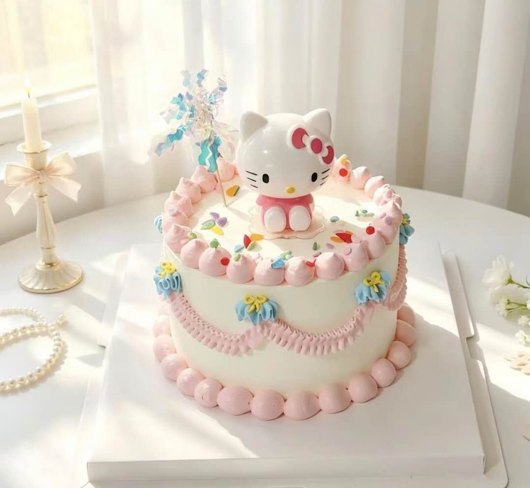 Hello Kitty 生日蛋糕 Hello Kitty birthday cake