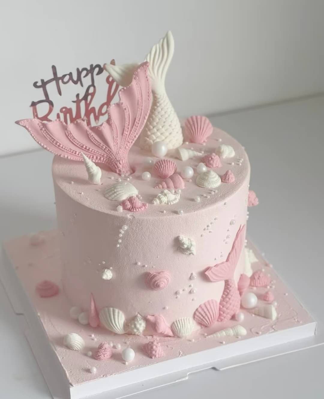 美人鱼生日蛋糕 Mermaid birthday cake