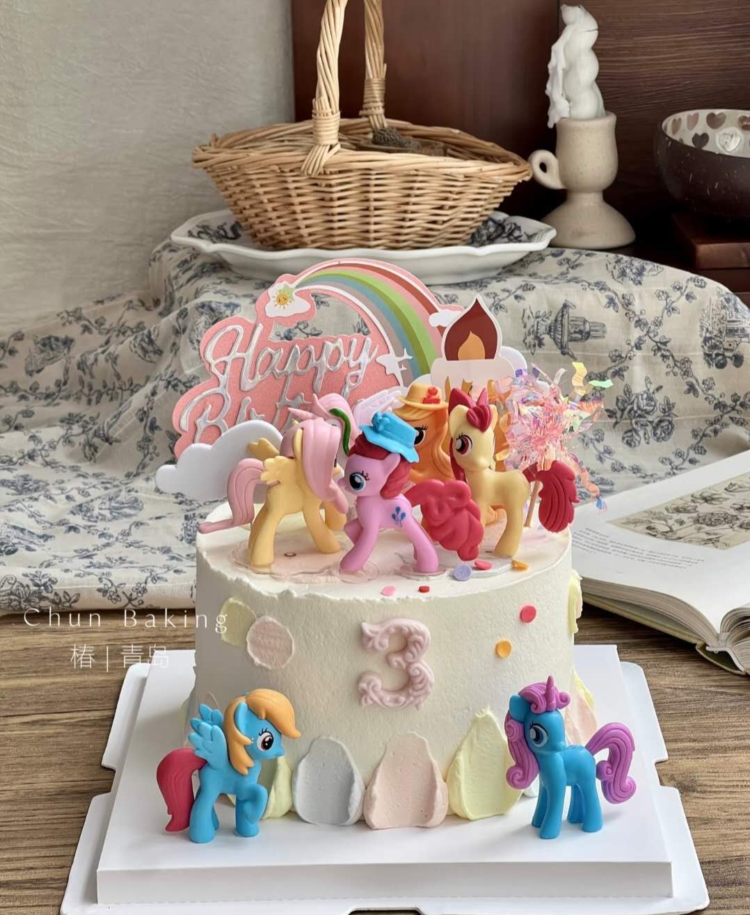 小马宝莉派对蛋糕 Pony party cake