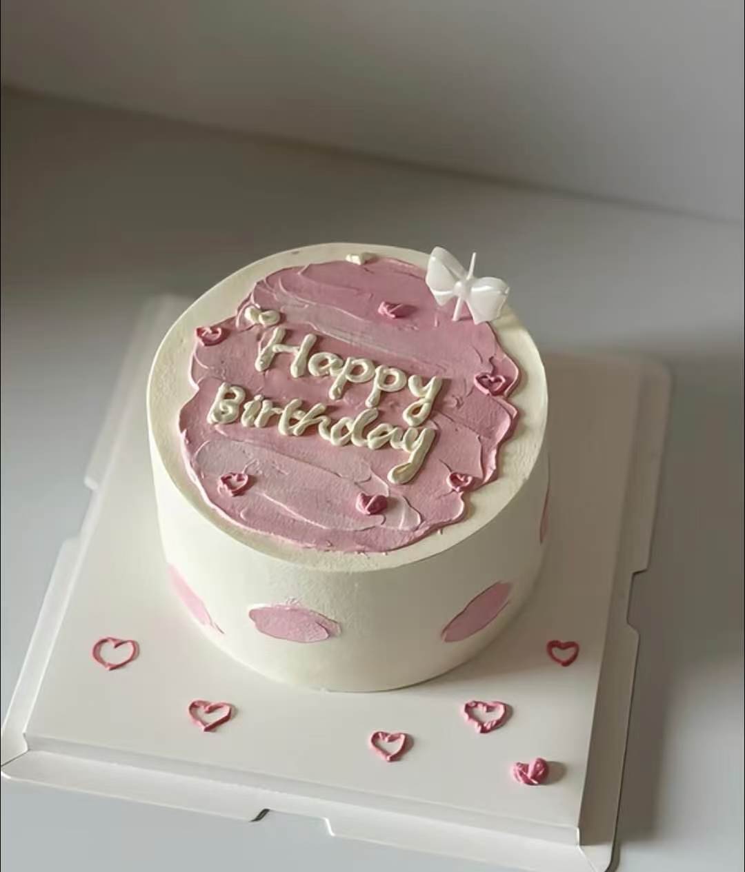 女士爱心蛋糕 Women's heart cake
